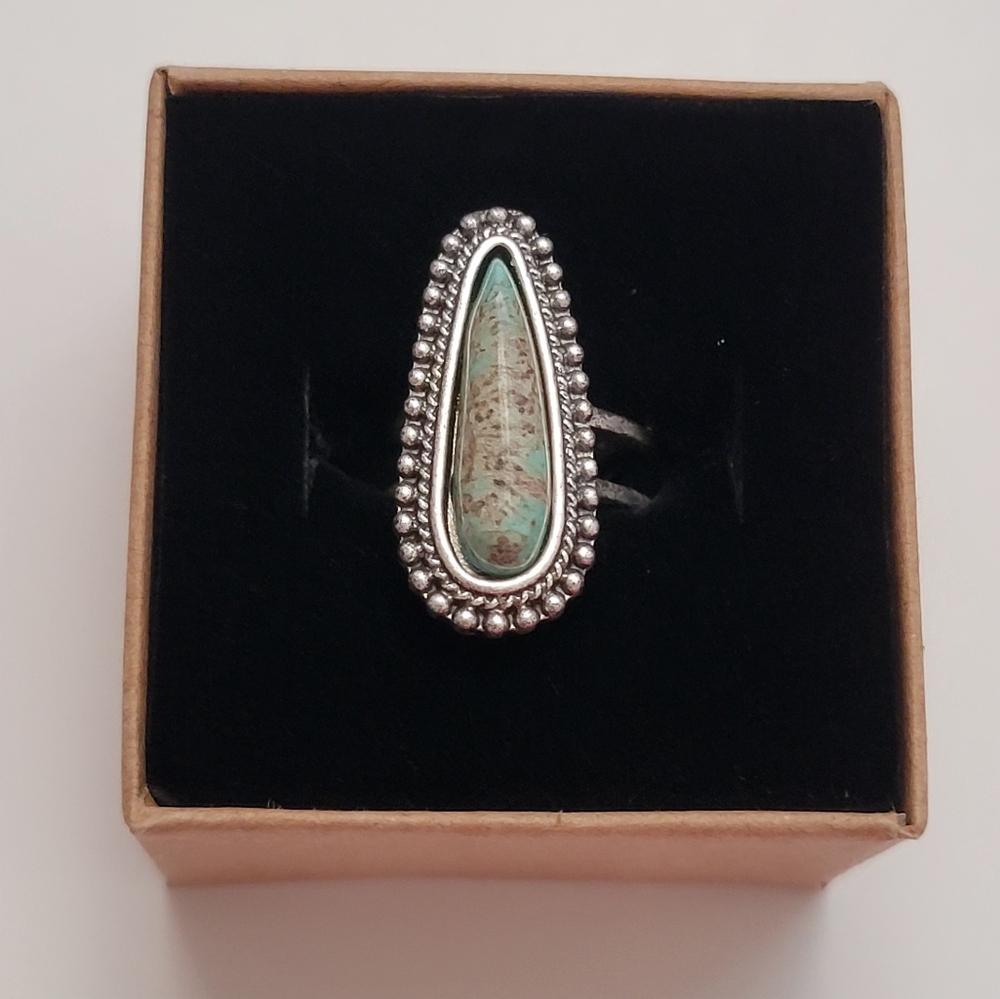 Silver and Turquoise Ring